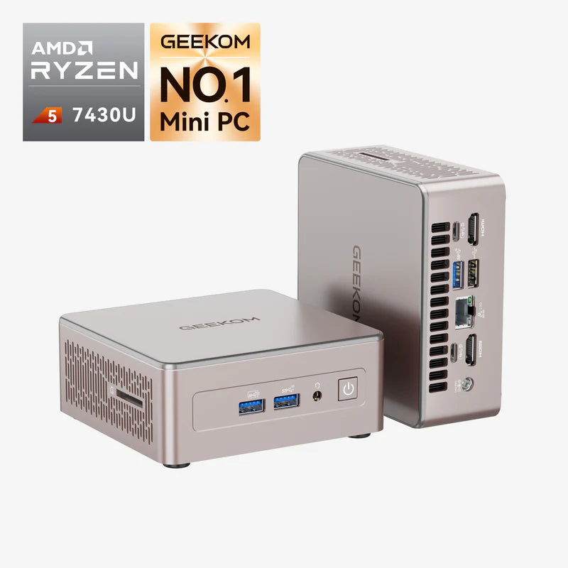 GEEKOM A5 ミニPC AMD Ryzen R5-7430U(16GB RAM + 512GB SSD GEEKOM A5 ミニPC AMD Ryzen R5-7430U(16GB RAM + 512GB SSD