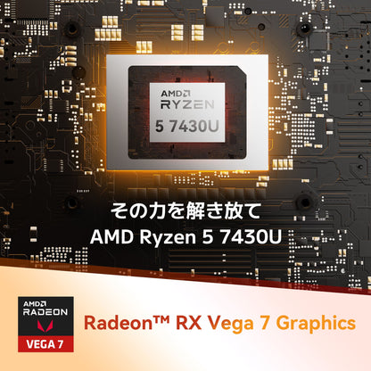 GEEKOM A5 ミニPC AMD Ryzen R5-7430U（16GB RAM + 512GB SSD）