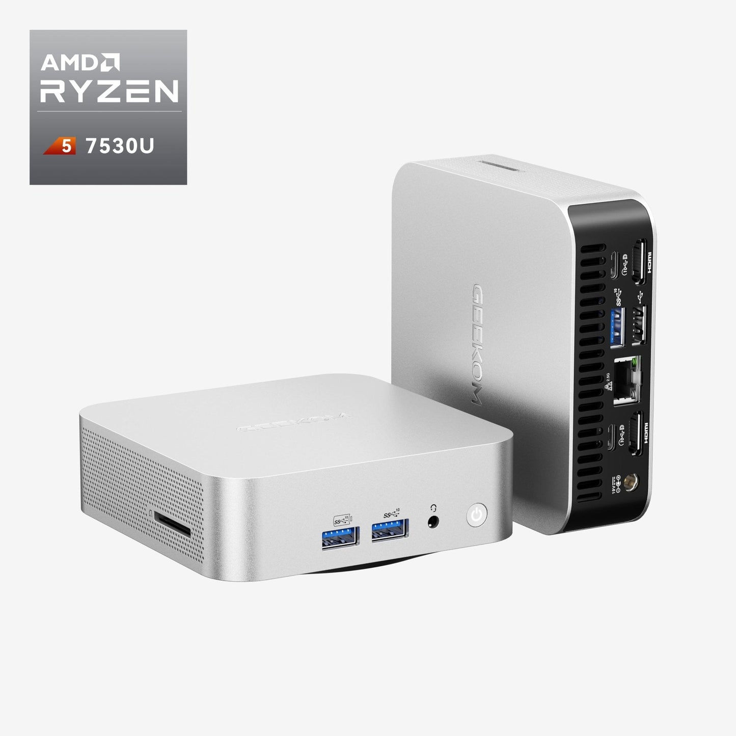 GEEKOM A5 Pro ミニPC AMD Ryzen R5-7530U(16GB RAM + 1TB SSD)